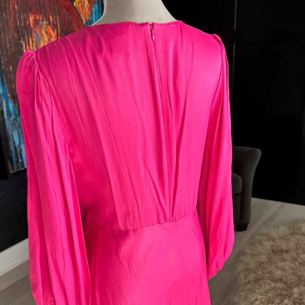 FARM Rio Bold Pink Long Sleeve Dress - Picture 4 of 5
